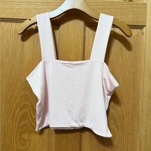 Baby Pink Crop Top - women’s size XL